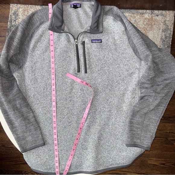 Patagonia Men's Better Sweater 1/4 Zip Fleece Size XXL Gray Pullover - Picture 2 of 6